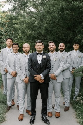 Pastel Blue suit for Groomsmen